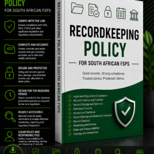 Recordkeeping Policy for South African FSPs