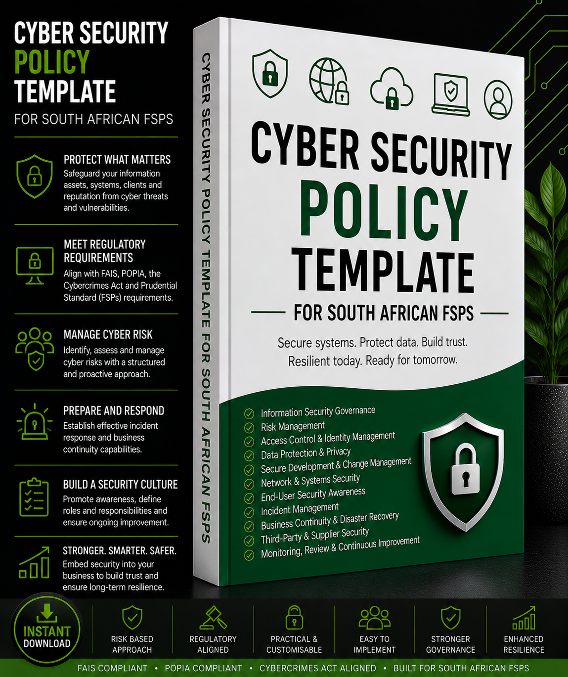 Cyber Security Policy and Procedures Template for FSPs
