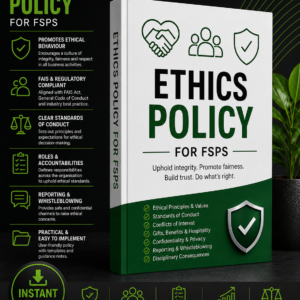 Ethics Policy Pack for FAIS FSPs