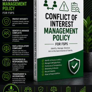Conflict of Interest Management Policy for FSPs