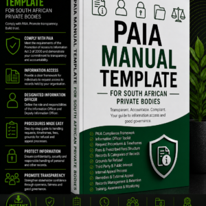 PAIA Manual Template for South African Private Bodies