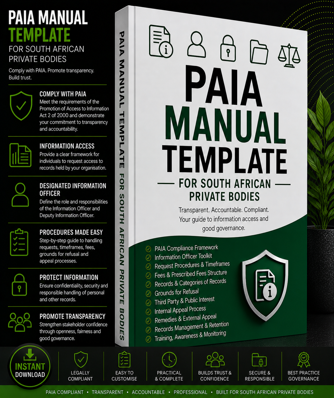 PAIA Manual Template for South African Private Bodies