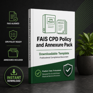 CPD Policy and Annexures Template for FSPs