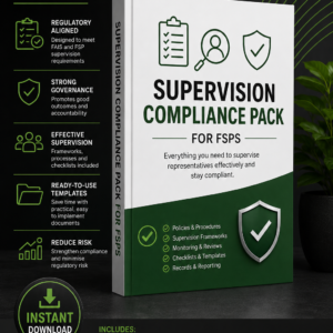 Supervision Compliance Pack for FSPs