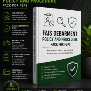 FAIS Debarment Policy and Procedure Pack for FSPs