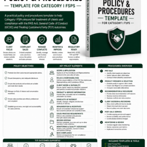 Execution of Sales Policy and Procedures Template for Category I FSPs